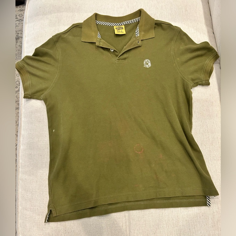 Green men’s polo